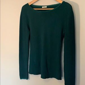 Dylan dark green/blue thermal long sleeve tee